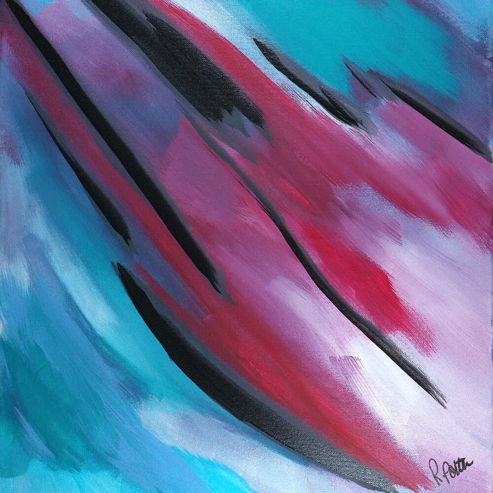 Untitled Abstract Original Painting by Artist Rachael Potter